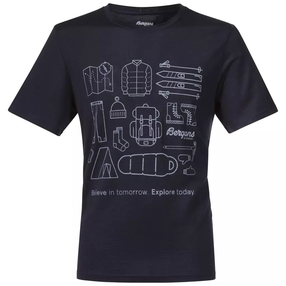 Bergans Graphic Wool Tee