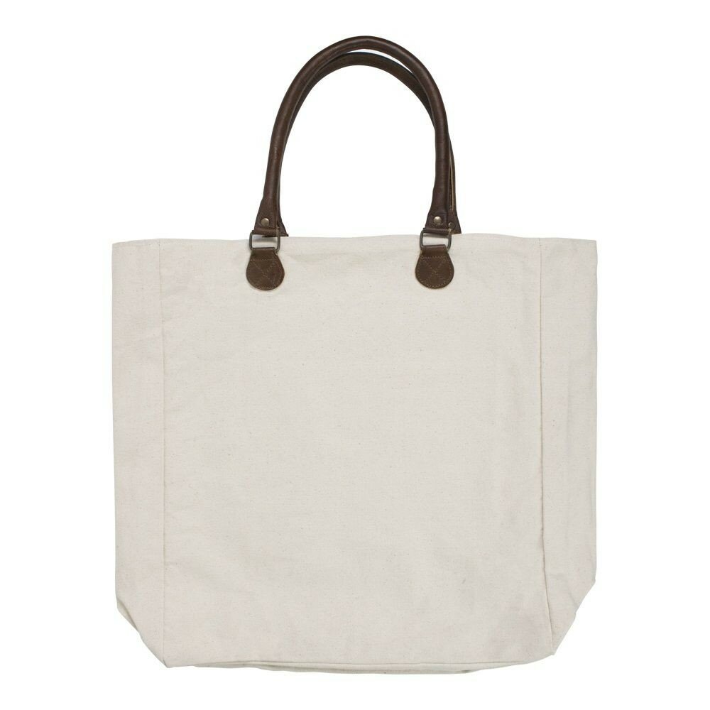 Mars &amp; More Canvas shopper zwart edelhert