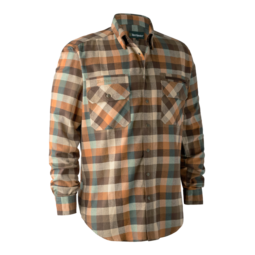 Deerhunter James Shirt Brown Check