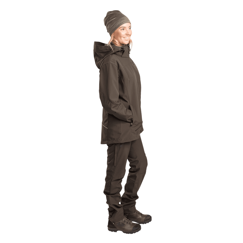 Pinewood Wilda Stretch shell trouser Moss Green