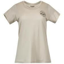 Graphic Wool W Tee Chalk Sand/Solid Charcoal