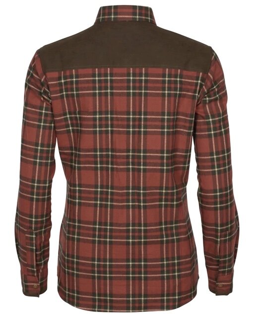 Pinewood Prestwick Exclusive Shirt W D.Terracotta/D.green