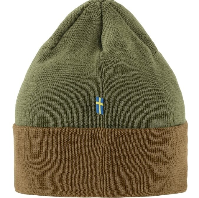 Fj&auml;llr&auml;ven Vardag classic beanie-buckwheat Brown-Laurel Green