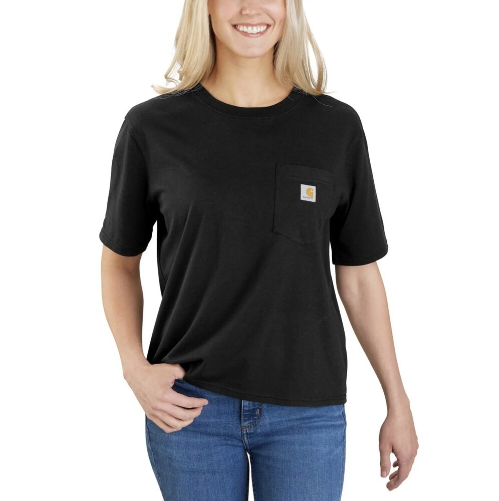 Carhartt LOOSE FIT LIGHTWEIGHT SHORT-SLEEVE CREWNECK T-SHIRT BL