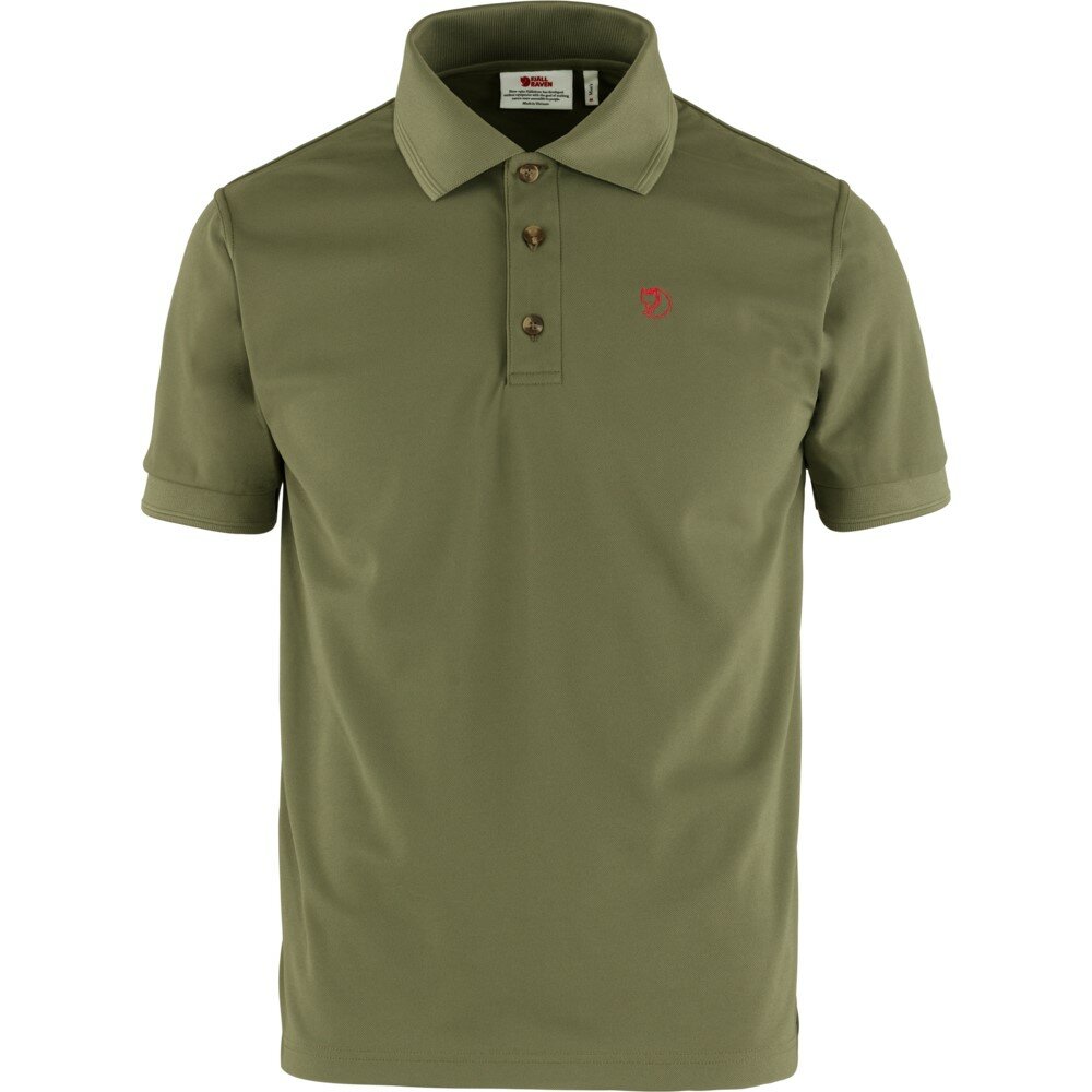 Fj&auml;llr&auml;ven crowley pique shirt M Light Olive
