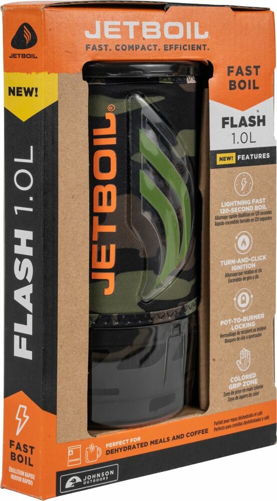 Jetboil Flash 1.0L Dark Camo - kooksysteem
