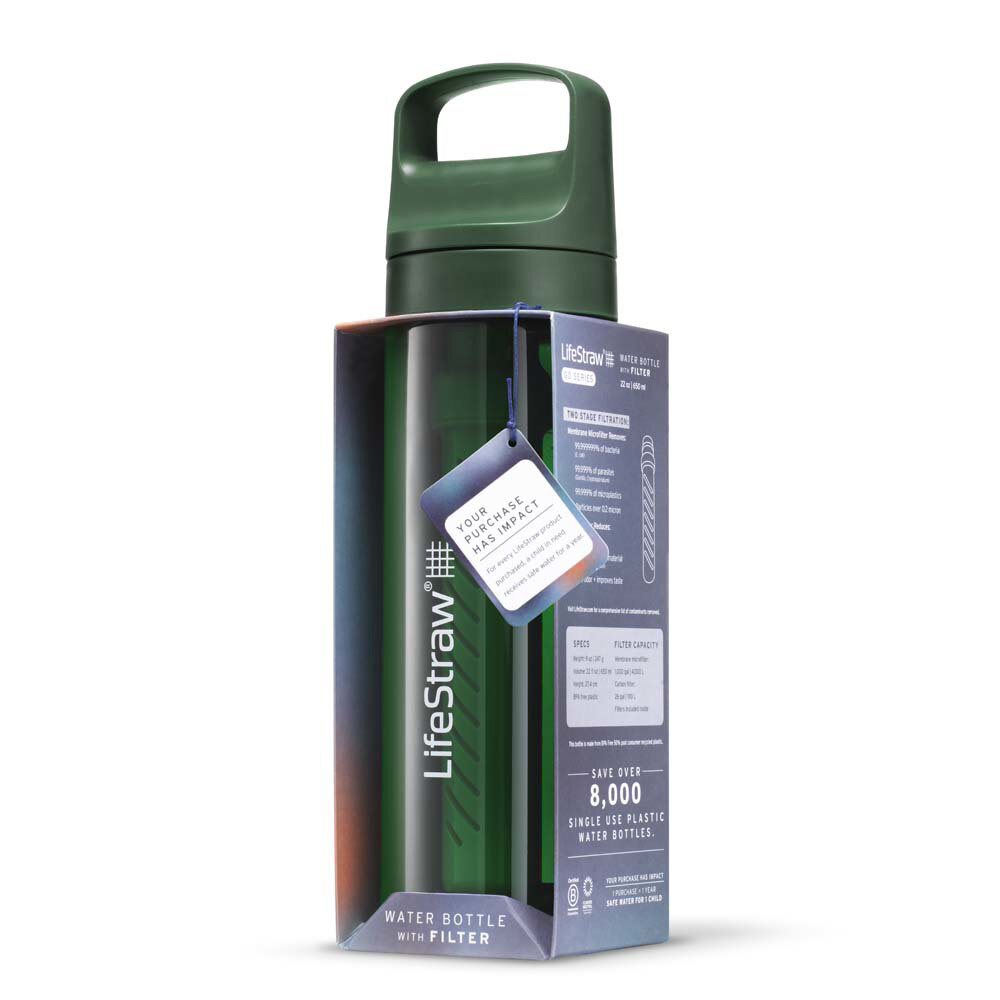 Lifestraw go 2.0 water filter bottle 650ml