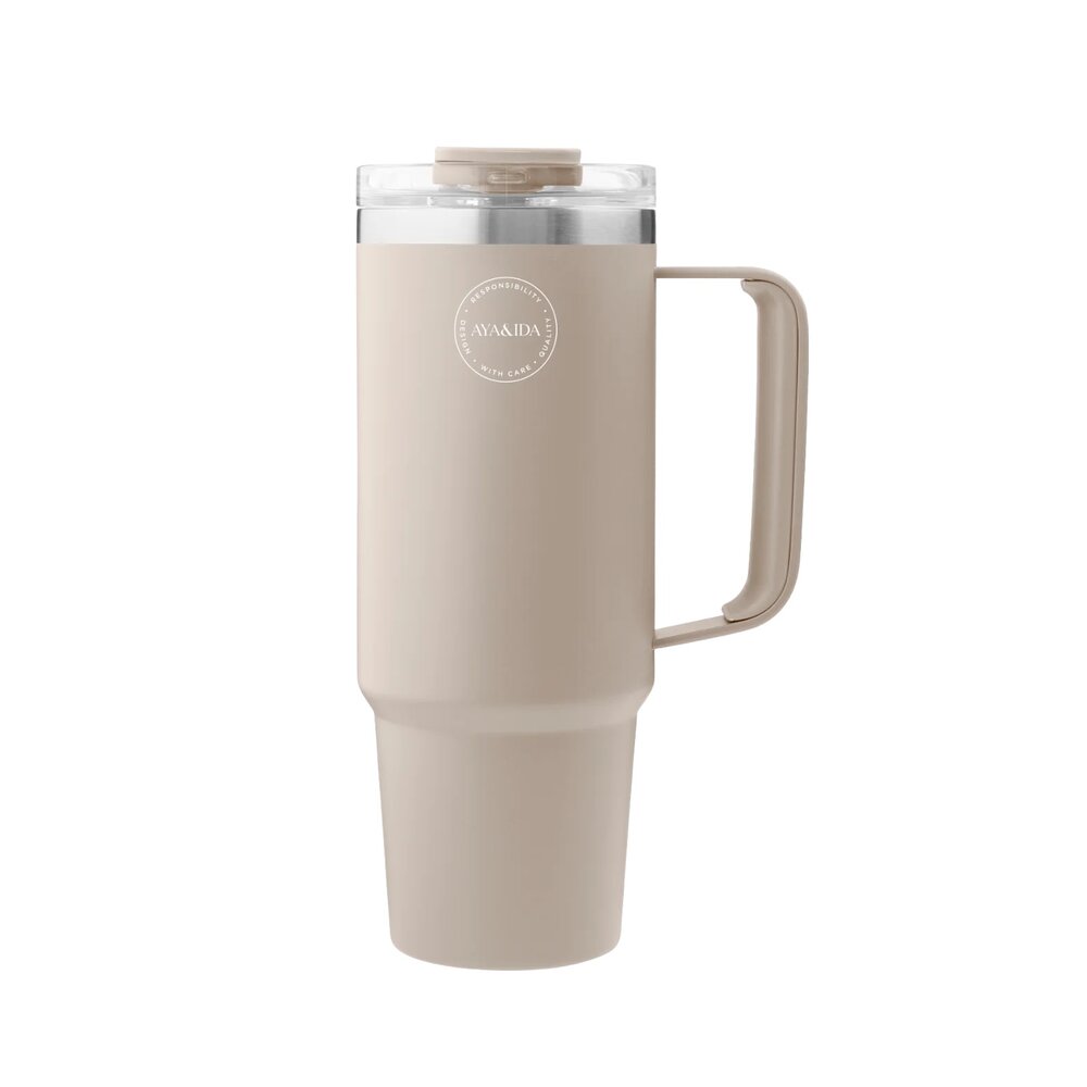 AYA&amp;IDA Thermocup with straw 885ml
