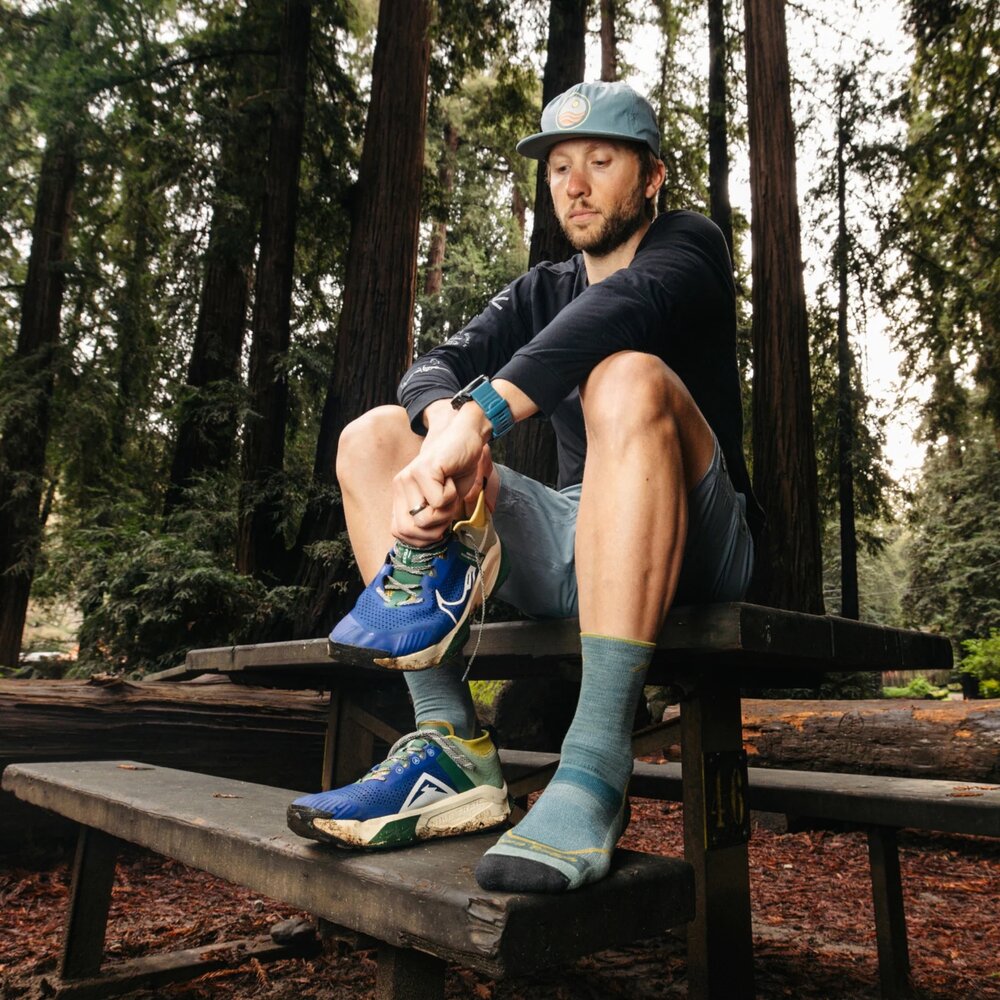 Darn Tough Light hiker micro crew lightweight seafoam