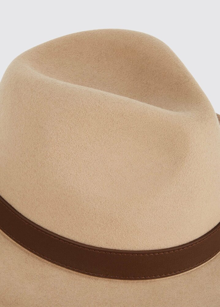 Dubarry Gallagher Ladies Felt Hat - Sand