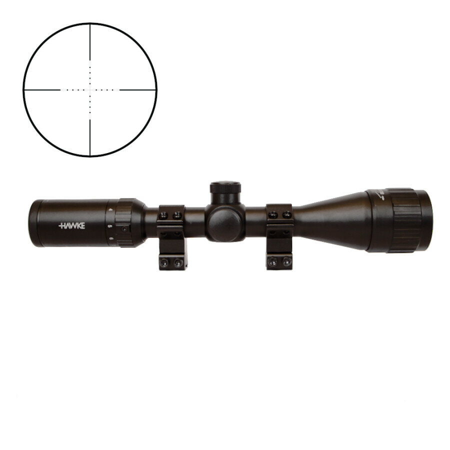 Hawke RS Fastmount, 3-9x50 AO 1&quot; IR Mil Dot