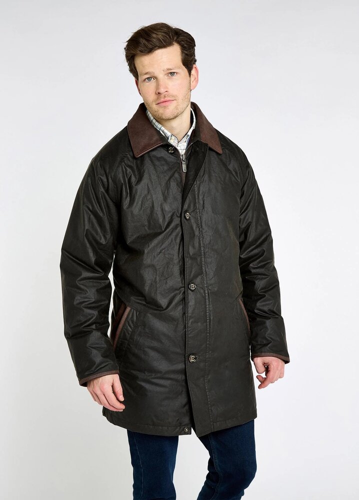 Dubarry Prospect Men&#039;s waxed cotton coat - Verdigris