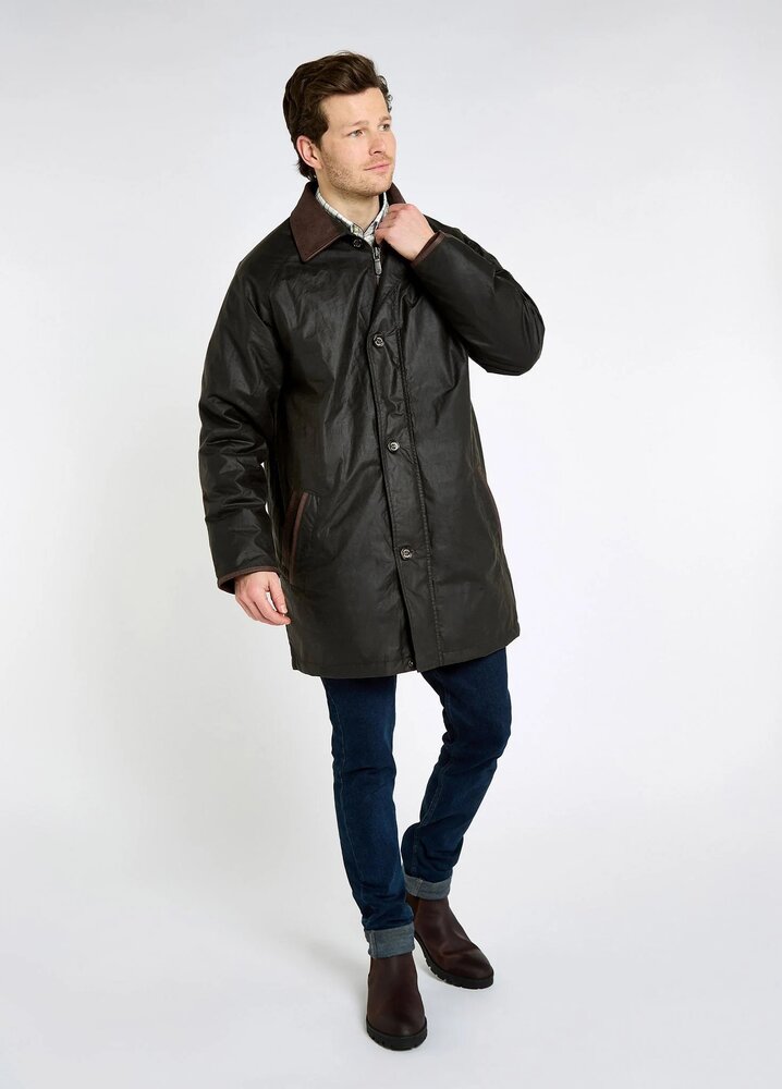 Dubarry Prospect Men&#039;s waxed cotton coat - Verdigris