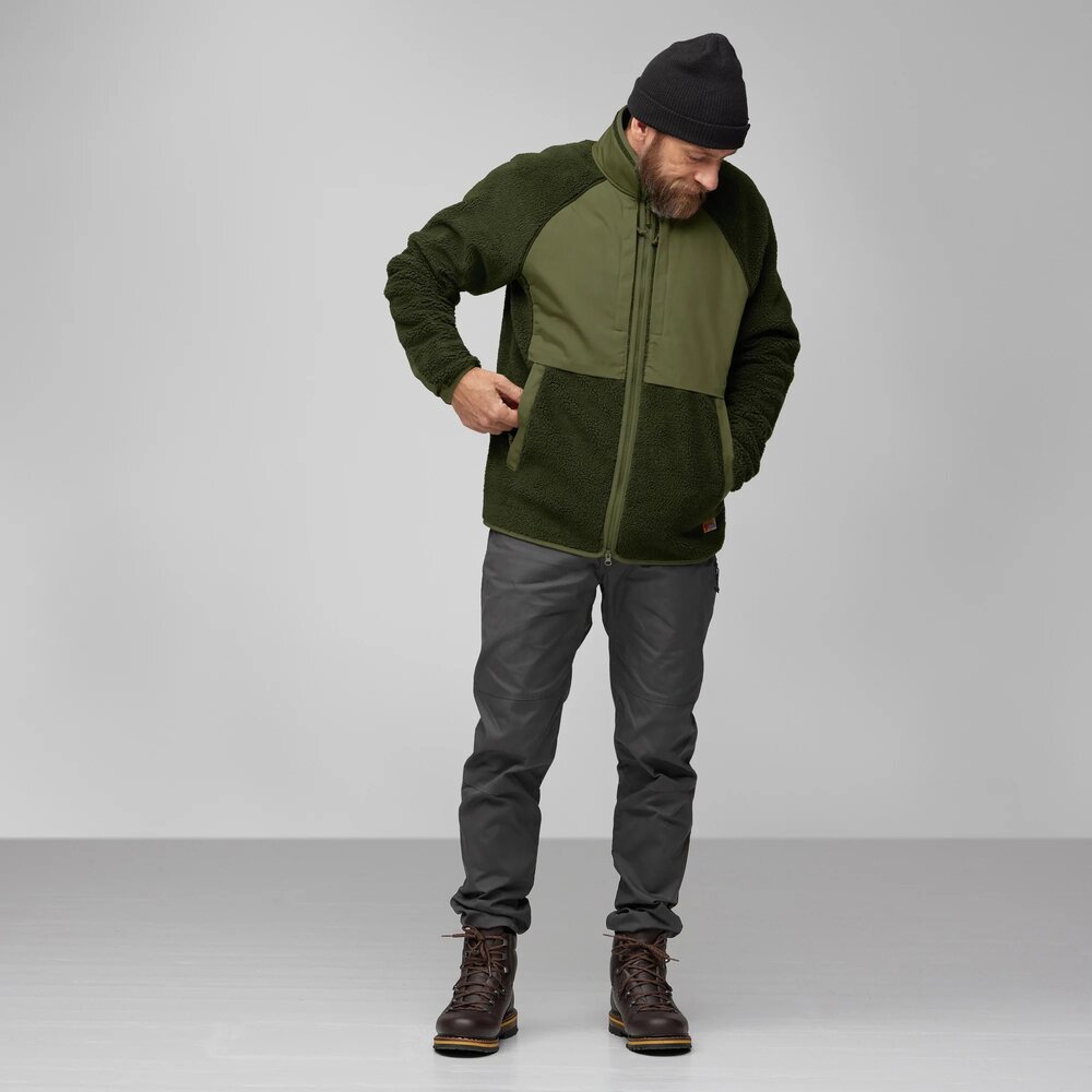 Vardag Pile Jacket M Deep forest-Laurel green