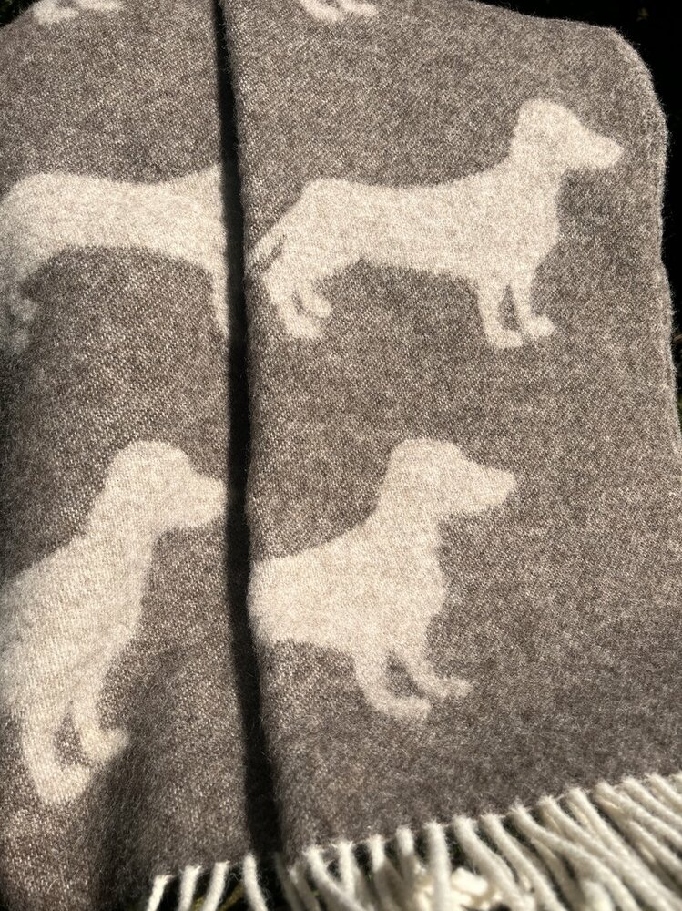 Teckel Plaid bruin 130x170cm