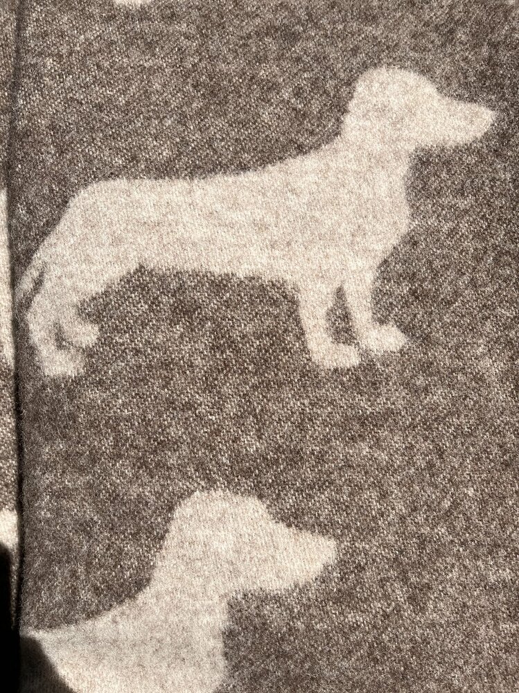 Teckel Plaid bruin 130x170cm