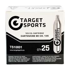 Target Sports 12g CO&sup2; cartridge - p/25