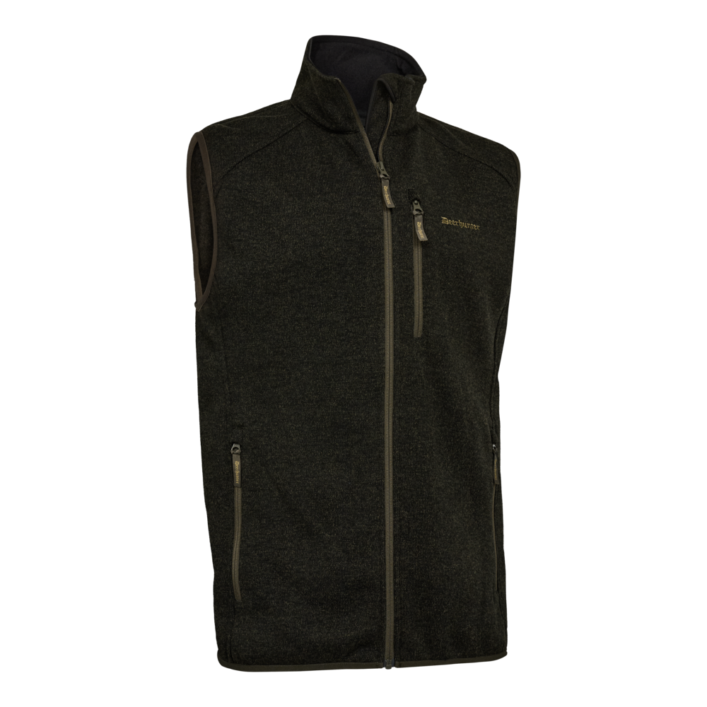 Deerhunter moor knitted waistcoat timber