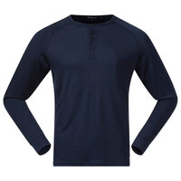 Bergans Lysebu Wool Henley Navy Blue