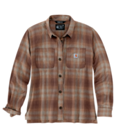 Carhartt Midweight Flannel L/S Plaid Q39-stucco