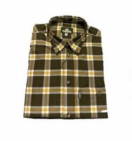 Supersoft Flanel Karo Overhemd Foresta Olijf