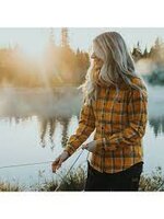 Bergans Tovdal shirt golden field-green mud W