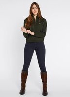 Dubarry Castlemartyr Women&#039;s Quarter Zip Sweatshirt - Olive