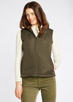 Dubarry Heywood Quilt Bodywarmer - Olive