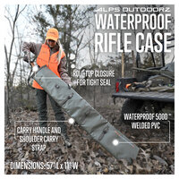 Alps Outdoorz Waterproof rifle case NEW Olive