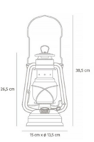 Feuerhand Stormlamp 276 Steen Rood