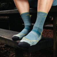 Darn Tough Light hiker micro crew lightweight seafoam