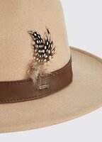 Dubarry Gallagher Ladies Felt Hat - Sand