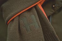 Harkila Reversible scarf willow green/orange