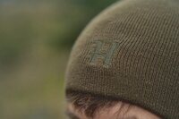 Harkila reversible beanie Willow green/orange