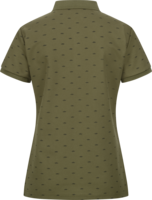 Blaser Allover Polo Shirt Ladies Dark Olive/Black