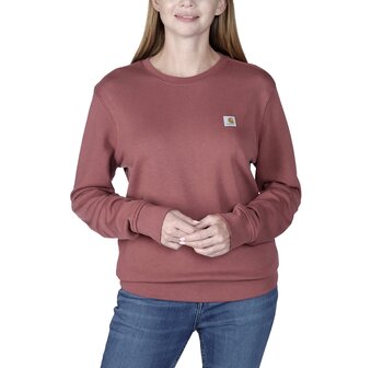 Carhartt NEW RELAXED FIT MIDWEIGHT FRENCH TERRY CREWNECK SWEATSHIRT RED
