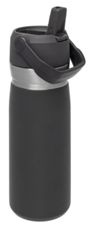 Stanley The IceFlow™ Flip Straw Water Bottle 0,65L Charcoal