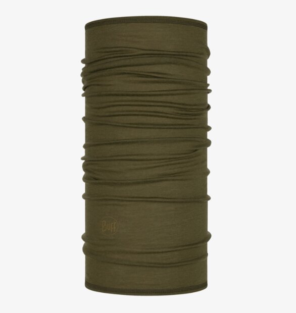 Buff Merino Lichtgewicht Nekwarmer - Solid bark