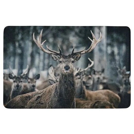 Mars &amp; More Deurmat winter hert 75x50 cm