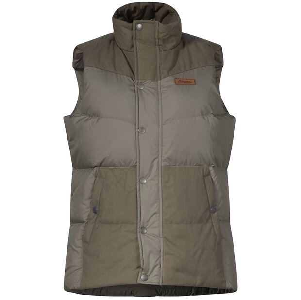 Bergans Nordmarka outdoor Down vest Woman green mud