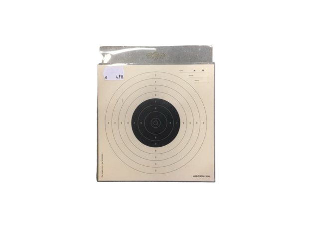 50 papertarget schietkaarten