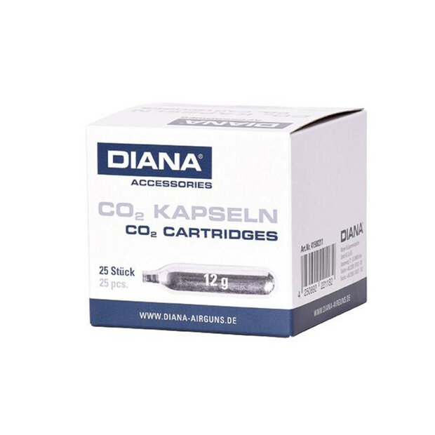 Diana 12gr Co2 patronen 25st.
