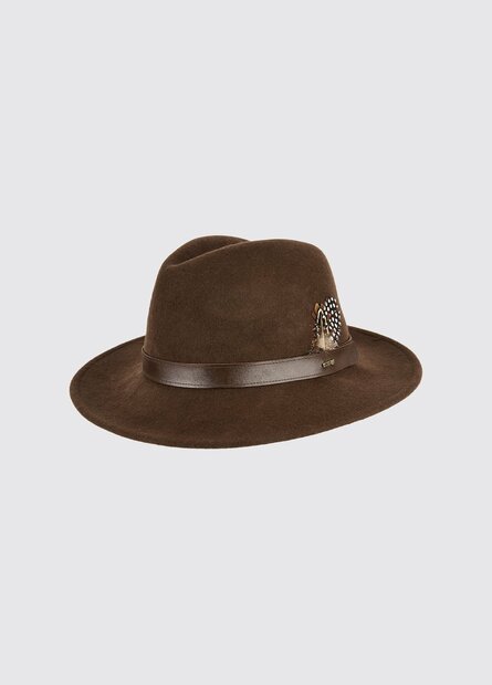 Dubarry Gallagher Ladies Felt Hat - Bourbon