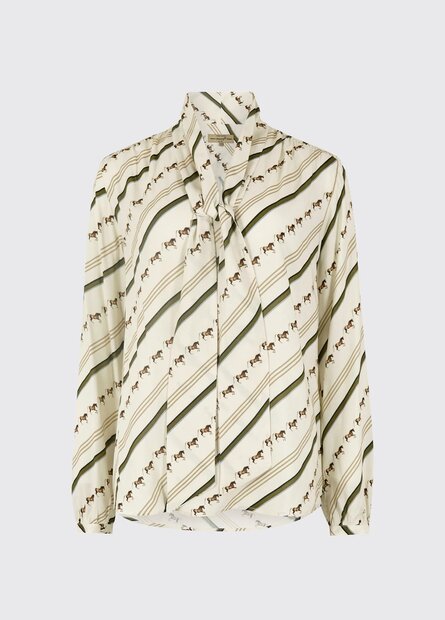 Dubarry Sweetalison Women&#039;s tie-neck blouse - Ivory