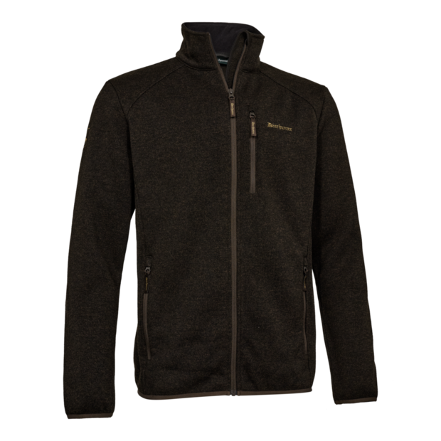 Deerhunter moor knitted jacket Brown Leaf