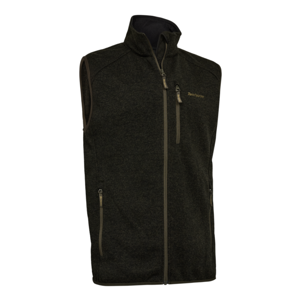 Deerhunter moor knitted waistcoat timber
