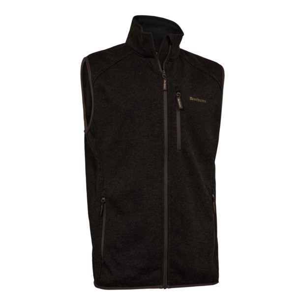 Deerhunter moor knitted waistcoat Brown Leaf