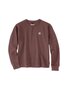 Carhartt NEW RELAXED FIT MIDWEIGHT FRENCH TERRY CREWNECK SWEATSHIRT RED