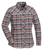 Pinewood Cumbria shirt ladies Marine/koraal