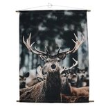 Mars & More Wandkleed winter hert 100x120cm